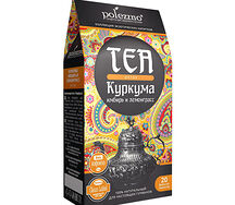 Polezzno напиток травной в фильтр-пакетиках Куркума, имбирь и лемонграсс