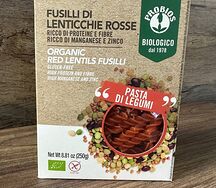 Fusilli из красной чечевицы