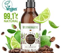 Гель для душа Synergetic кофе и зеленый лайм