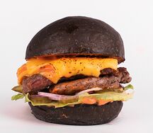 Black Бургер с медальонами 