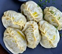 Манты с тыквой
