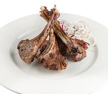 Жареная баранья корейка