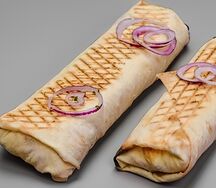 Жареный лаваш с говядиной
