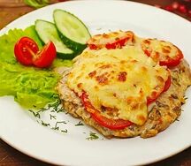 Мясо по-французски с рисом