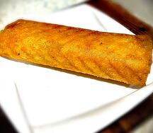 Жареный лаваш с курицей
