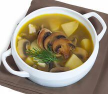 Суп картофельный с грибами