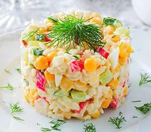 Салат с крабовыми палочками