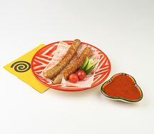 Куриные колбаски