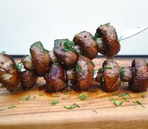 Шашлык из шампиньонов