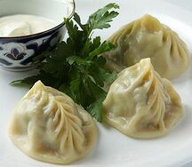 Манты паровые