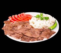 Мясной донар с рисом