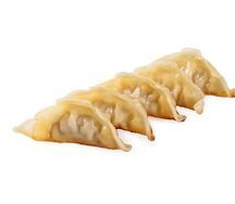 Японские гёдзе с курицей