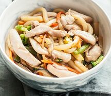Лапша рамен с курицей