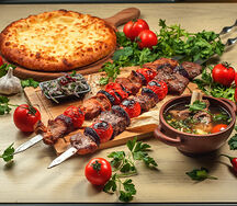 Шашлык маринованный из баранины