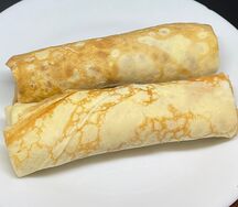 Блинчики с ветчиной и сыром