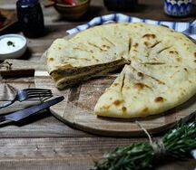 Осетинский пирог с индейкой Фыджын