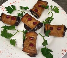 Баклажаны с грецкими орехом