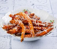 Батат фри с пармезаном и трюфельным маслом