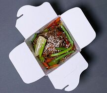 Гречневая лапша с овощами