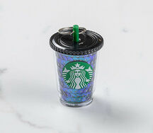 Пластиковый брелок Starbucks для ключей синий