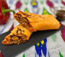 Донер в сырном лаваше