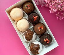 Моти (Персиковый пломбир, Арахис-шоколад-хлопья), картошка, S