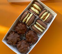 Макарон Сникерс, Печенье топлёное молоко S