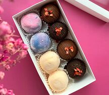 Моти (Ежевичный космос, Персиковый пломбир), картошка, S