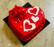 Торт Марципан сердце №3