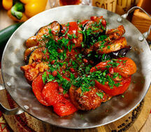 Аджапсандал из телячьей мякоти