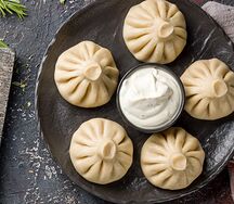 Хинкали с бараниной