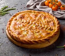 Пирог Курица с Грибами