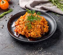 Яичница с помидорами