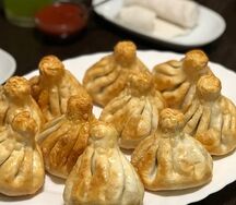 Жареные хинкали на компанию