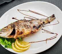 Дорадо на мангале