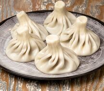 Хинкали с говядиной и свининой