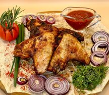 Шашлык из куриных крыльев