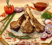 Шашлык из бараньей корейки