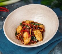 Удон с цыпленком