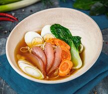 Цукен с копченой курицей