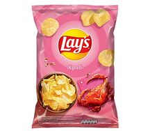 Чипсы Lays краб