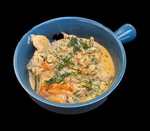 Фрикасе из индейки с овощами
