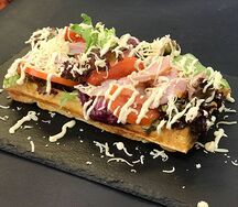 Цезарь вафля с курицей