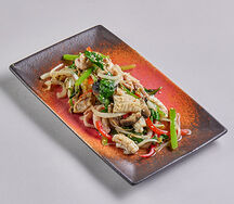 Морепродукты с овощами