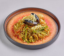 Харусаме с карри и морепродуктами