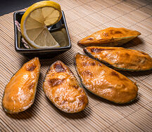 Мидии запеченные острые 5 шт