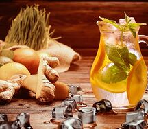 Лимонад имбирный домашний