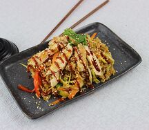 Рис, курица, кимчи