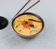 Кимчи суп с лососем