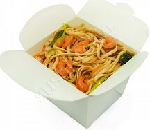 Лапша сомен с креветкой